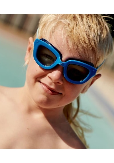 Speedo Sunny G Seasiders Çocuk Yüzücü Gözlüğü 8-775049115066 Mavi