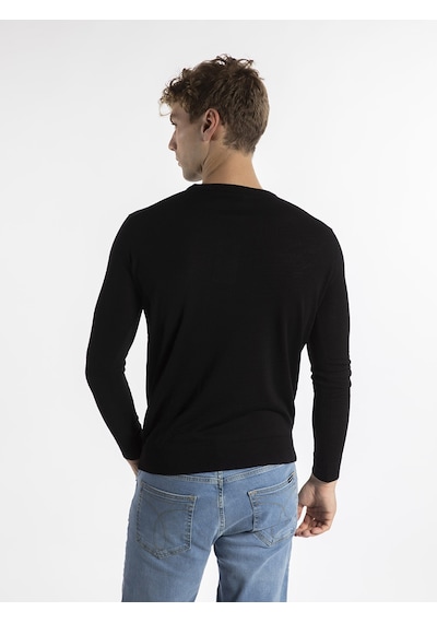 Trussardi Trussardı Erkek Kazak  TRRD003640 Siyah