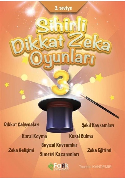3. Seviye Sihirli Dikkat Zeka Oyunları 3 İlkokul / Tacettin ...