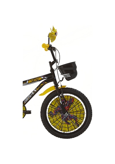 Spark Çocuk Bisikleti 30 Cm V Fren 20 Jant Vitessiz Mat Siyah Sarı Siyah - Sarı