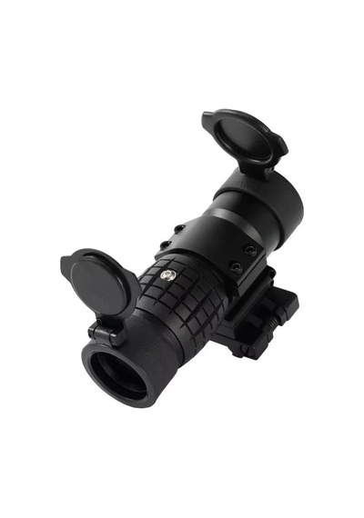 Magnifier 3x Yakınlaştırmalı Dürbün 22mm Ray Uyumlu, Katlanır Yaylı Ayaklı