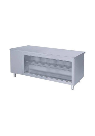 Iceinox Tezgah Tip Snack Buzdolabı Önü Camlı 4 Kapılı 560 Lt