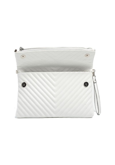 Silver Polo Sp1134 Kadın Portföy & Clutch Crash Beyaz-beyaz