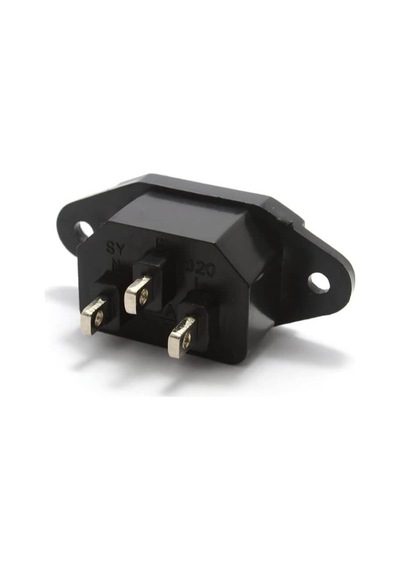 Devredünyası Ic-212 C14 Power Soket Erkek Kulaklı 220V Lehim Tip - 5 Adet