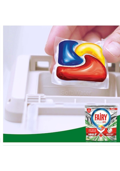 Fairy Platinum Plus Limon Kokulu 22 Yıkama Bulaşık Makinesi Deterjanı Tableti - Kapsülü