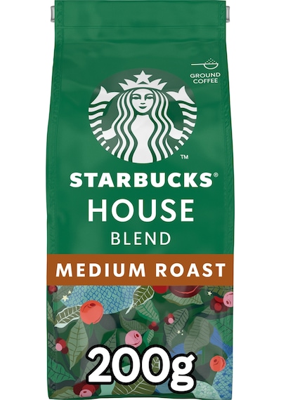 Starbucks House Blend Medium Roast Öğütülmüş Kahve 200g Çekirdek Kahve