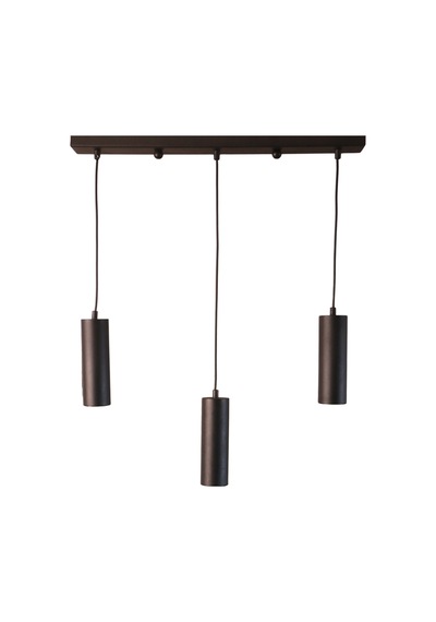 Havana Avize Modern Metal 3 Lü Sıralı Siyah Gövde Ampüllü T... Siyah