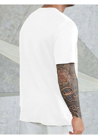 Altamira Unisex Beyaz New York Baskılı Oversize Tshirt 001