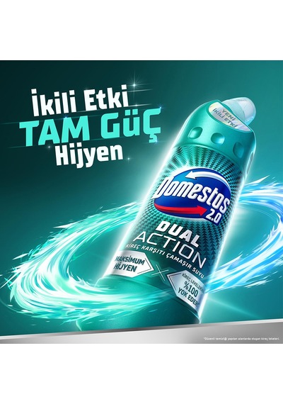Domestos Dual Action Kireç Karşıtı Çamaşır Suyu 750 Ml X6 Diğer