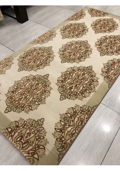 Saray Halı Simin 054 Krem 100X200 Krem Bej 2 Metre Yolluk !