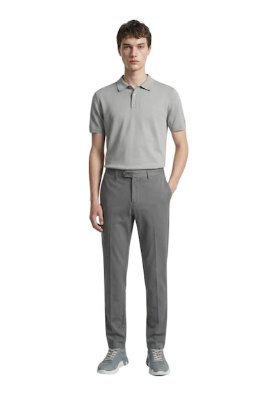 Anthony Jackson Premium Erkek Triko Polo Yaka T-shirt Giovanni Gri