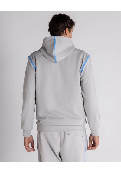 Kappa Authentic Tech Zedek Erkek Lacivert Comfort Hoodie Siyah
