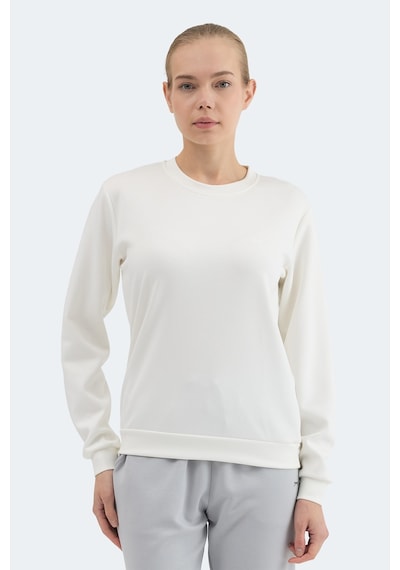 Slazenger Krıstıa I Kadın Ekru Sweatshırt Ekru