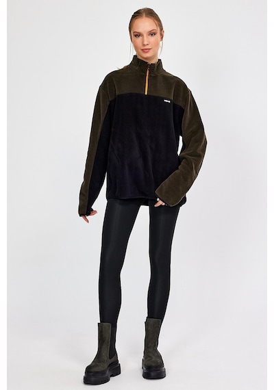 Alexandergardı Yarım Fermuarlı Oversize Polar E21-81100 001