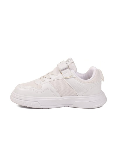 Reyber Beyaz Cırtlı Fileli Hafif Unisex Çocuk Spor Ayakkabı 026 F