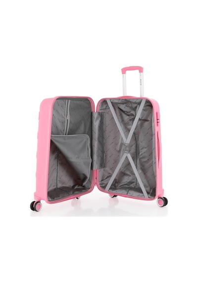 Mçs Polipropilen 2li Valiz Seti Orta & Makyaj V376 S23sy1000046-set 00020 Pembe