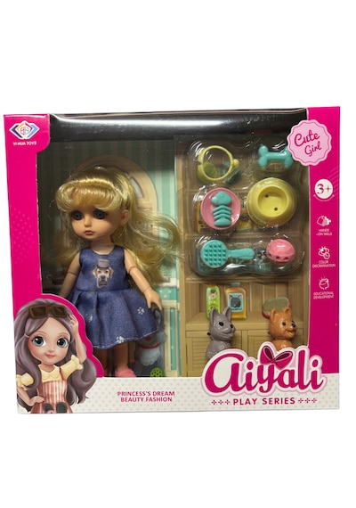Aiyali Bebek- Pet Shop Aksesuarlı 16cm 002