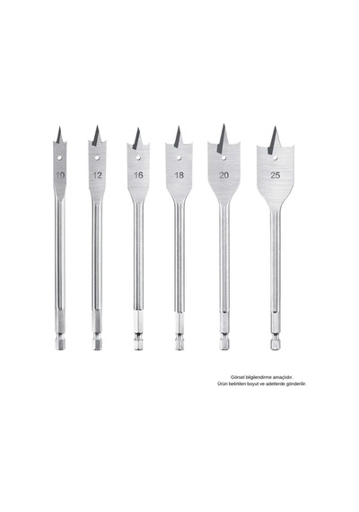 Sgs Ahşap Yaprak Matkap Ucu 22x152 Mm. - 1 Adet