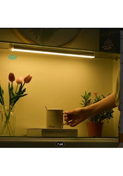 Dokunmatik 120 Cm Aleminyum Gün Işığı Led Led+adaptör+montaj Aparat Gün Işığı