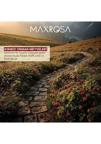 Maxrosa Kırmızı Orman Meyveleri Duş Jeli 600 Ml X 4 Adet Kırmızı Meyve