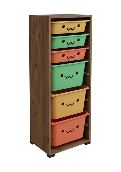Kids 6 Sepetli Oyuncak Dolabı Oyuncak Box Oyuncak Saklama Kutusu Çam-rengarenk Gülücüklü Sepetli Kids 6 Sepetli Oyuncak Dolabı Oyuncak Box Oyuncak Saklama Kutusu Çam-rengarenk Gülücüklü Sepetli