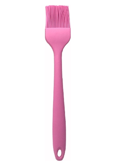 Yumurta Fırçası - Pembe 28cm Silikon