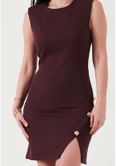 Lela Bayan Elbise 6525717 Bordo