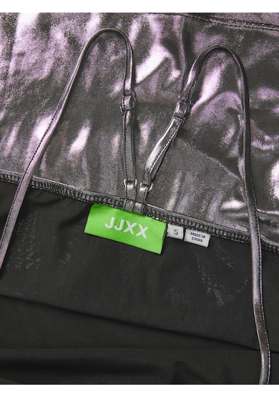 Jack & Jones Kadın Kare Yaka Parlak Bluz - Dina Silver Jack & Jones Kadın Kare Yaka Parlak Bluz - Dina Silver