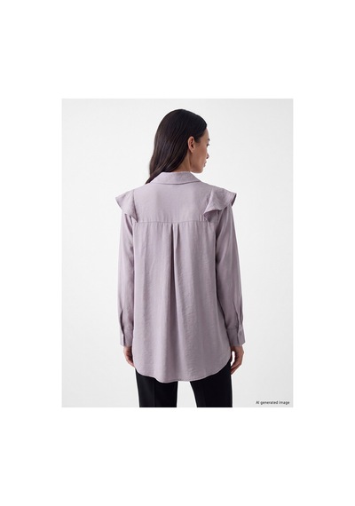 LC Waikiki Alıta Cıty Farkıyla Lcw Everyday Lila Modal Karışımlı Fırfırlı Kadın Gömlek Tunik Lila - 931519720 Lila LC Waikiki Alıta Cıty Farkıyla Lcw Everyday Lila Modal Karışımlı Fırfırlı Kadın Gömlek Tunik Lila - 931519720 Lila