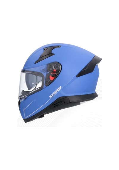 Shiro 4151 S06 Kask FF Katana M.C. SC L 5960 Mat Mavi Gözlüklü Kask Mavi