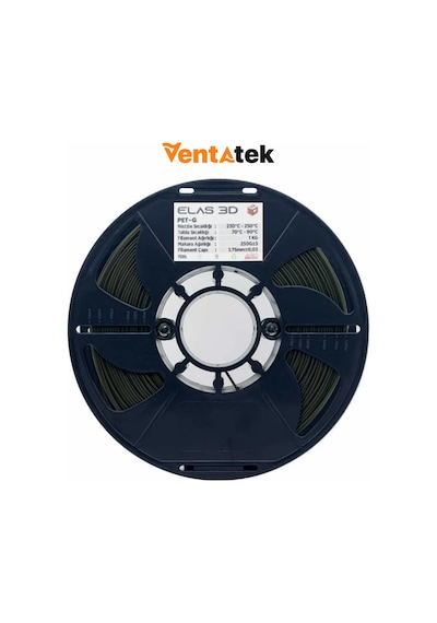 Elas 3d Haki Yeşil Petg Filament - 1.75mm - 1 Kg