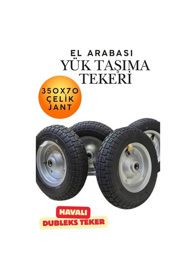 El Arabası Yük Taşıma Tekeri Bilyeli Rulmanlı Havalı Dubleks 350x70 Mm Çelik Jant Tekerlek Ağır Vasıta Dayanıklı Sanayi Tipi İnşaat Bahçe Arabası Lastiği Galvanizli El Arabası Yük Taşıma Tekeri Bilyeli Rulmanlı Havalı Dubleks 350x70 Mm Çelik Jant Tekerlek Ağır Vasıta Dayanıklı Sanayi Tipi İnşaat Bahçe Arabası Lastiği Galvanizli