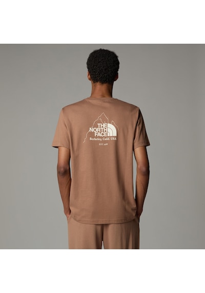 The North Face M Biner Graphic 4 Tee Erkek T-shirt-31193 Kahverengi