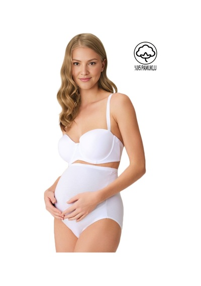 Lirona 3'lü Paket Karışık Renk 23582 Tam Uyumlu Pamuk Yumuşak Hamile Loh Çok Renkli