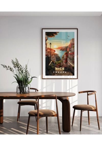 Çerçevesiz Poster Fransa'nın Akdeniz İncisi