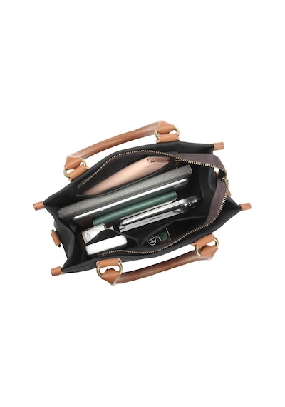 Kanvas Kumaş Kadın Çantası Elden Tutmalı Smart Bags 1333 Gri