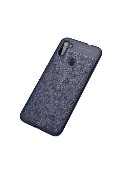 Samsung Galaxy Uyumlu   A11 Kılıf Auto Focus Kapak - Lacivert