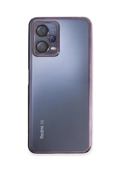 Xiaomi Redmi Note 12 5g Kılıf Razer Lensli Silikon - Mor 0.2M-Çok Renkli