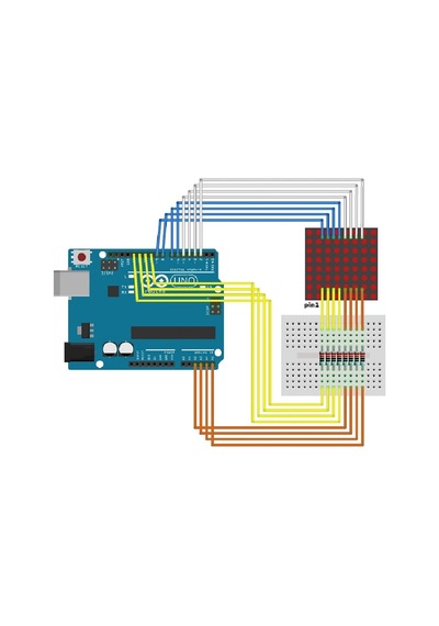 8x8 3mm Dot Matrix Display