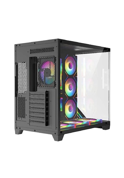 Fazeon F3 750w 80plus Bronze 7x120mm Argb Fanlı Atx Bilgisayar Kasası