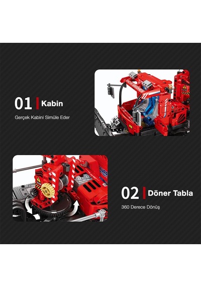 Reobrix Technic 22019 Kar Küreme Aracı Snow Groomer Kumanda&motorlu Yaratıcı Yapı Blok Seti Building Blocks - 1047 Parça Reobrix Technic 22019 Kar Küreme Aracı Snow Groomer Kumanda&motorlu Yaratıcı Yapı Blok Seti Building Blocks - 1047 Parça