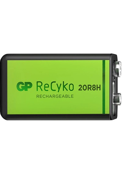 Gp Batteries Recyko 200 Mah 9v Boy Ni-mh Şarjlı Pil Tekli Paket