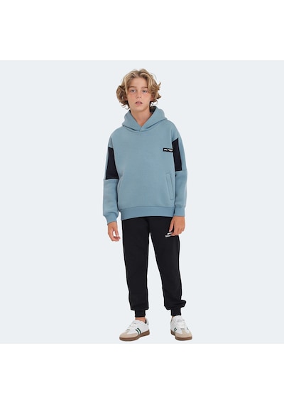 Slazenger LAYNE Çocuk Kapüşonlu Cepli Mavi / Lacivert Sweatshirt