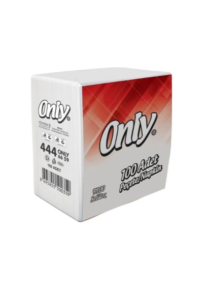 Only Peçete Kare 100 Yaprak - 4 Paket