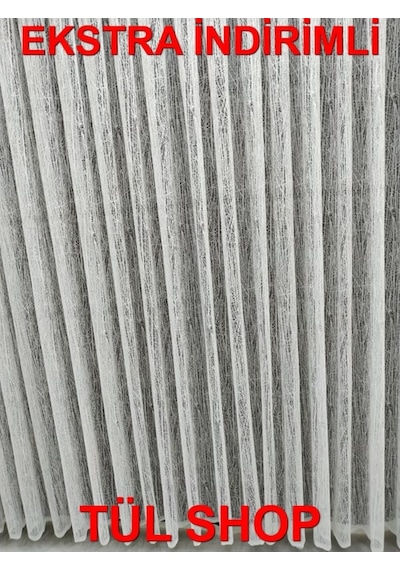 Tül Perde Spor Desenli Örme Tül Uygun Fiyatlı Ütü Sevmez Tül (309013537)