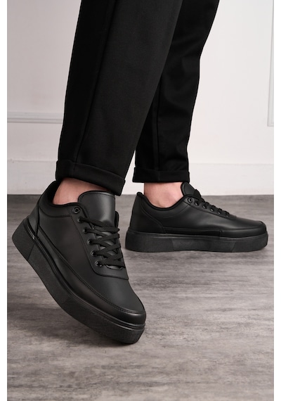 Günlük Erkek Sneaker Ayakkabı -182 Siyah