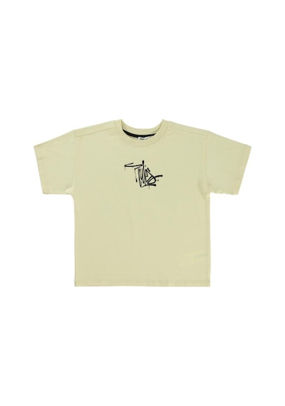 Civil Boys Comfort Zone Baskılı 10-13 Yaş Tişört Taş