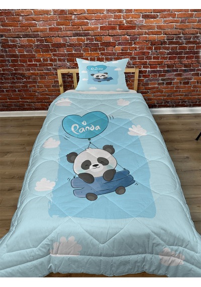 Uçan Panda Yorgan Seti