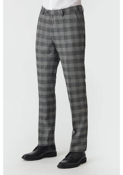 Bisse Erkek Regular Fit Platinum Ekoseli Klasik Pantolon GRİ Gri Bisse Erkek Regular Fit Platinum Ekoseli Klasik Pantolon GRİ Gri
