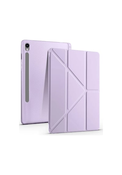 Newface - 467 - Samsung Galaxy Uyumlu Tab S10 Fe Plus 13.1 Kalemlikli Mars Tablet Kılıfı - - Csmo-tex - Açık Mor